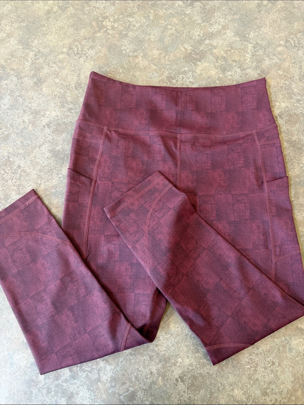 ZYIA Dusty Rose High-Waist Leggings
